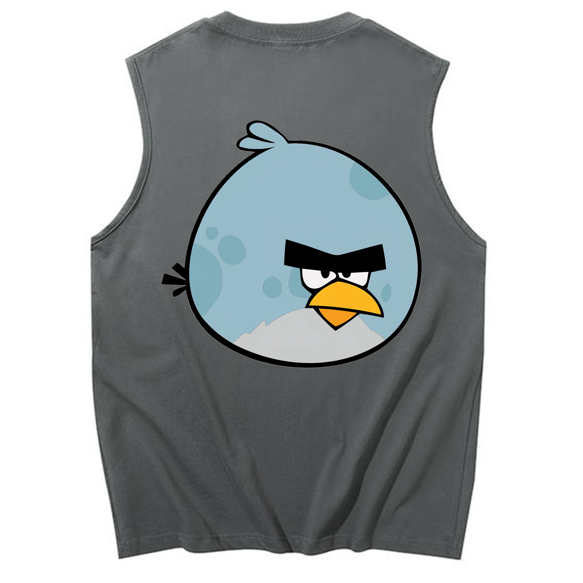 （画像用） Angry Birds アングリーバード コットン100％タンクトップ（背面プリント）